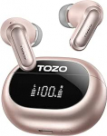 TOZO NC20 juhtmevabad Bluetooth k&otilde;rvaklapid, k&otilde;rvaklapid Bluetooth 5.4, 6 mikrofoni, AI Clear Calls, ANC m&uuml;rasummutus, LDAC Hi-Res Sound, Stereo Bass, IPX8 veekindel, juhtmevaba laadimine