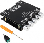 DiGiYes Bluetooth v&otilde;imendusplaat koos subwooferiga 2.1 kanaliga 50W x 2 + 100W DC 12V-24V Audio v&otilde;imendimoodul DIY Bluetooth Audio ja Store Home Cinema jaoks koos Treble ja Bass Control'iga