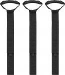 QUARKZMAN Pack of 3 pikenduskaablihoidja korraldaja, hoiurihmad, 710 mm / 28-tollised vastupidavad garaažirihmad k&auml;epidemega elektrikaablite, kaablite, voolikute, trosside jaoks, mustad