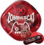 ZOMBIES CAT In-Ear k&otilde;rvaklapid Bluetooth 5.3 Touch Control In-Ear k&otilde;rvaklapid 4 mikrofoniga Eksklusiivsed valgusefektid Intensiivne bass Juhtmevabad k&otilde;rvaklapid iOS Android B2 Punane