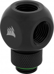 Corsair Hydro X-seeria, XF Y-splitter p&ouml;&ouml;ratav (standard G1/4 tolli keermega (BSPP) messingist valmistatud, p&ouml;&ouml;rlemismehhanism turvalise tihendiga, m&otilde;eldud suure vooluhulga jaoks, must