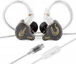 KBEAR Phoenix Phoenix In-Ear Gaming k&otilde;rvaklapid, k&otilde;rvaklapid koos kaabliga USB C v&otilde;imas bass, m&auml;nguk&otilde;rvaklapid mikrofoniga, k&otilde;rvamonitor 10 mm Dual Magnet DD, IEM m&uuml;rasummutus PS5-le, m&auml;nguritele