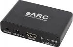 HDMI EARC / ARC Audio Extractor, HDMI ARC optiline SPDIF koaksiaal 3,5 mm L / R CA Stereo heli ekstraktor, 24bit 192KHz HDMI ARC audio muundur HDTV k&otilde;lariv&otilde;imendi jaoks