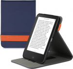 kwmobile kaitsekott &uuml;hildub Tolino Shine 2 HD - E-lugeri &uuml;mbris koos silmusega - tumesinine