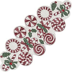 ALPHA Living HOME Luksuslik helmestatud lauajooksja 13 x 36 tolli k&otilde;rge kvaliteediga jooksja Helmestatud ja pol&uuml;estrist j&otilde;ulukaunistus Kodudekoratsioon s&ouml;&ouml;gilaudadele, pulmadeks ja p&uuml;hadeks