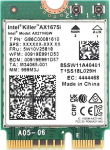 Killer Series for Intel AX1675i WiFi 6E Gaming Adapter Upgrade | CNVio2 M.2 WiFi kaart | 2.4 Gbps WiFi arvutitele | Bluetooth 5.3 toetab | M&otilde;eldud Intel 11. p&otilde;lvkonna ja uuemate protsessorite jaoks.