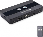 Cable Matters Dual 4K 60Hz USB C KVM Switch 2 monitori/KVM Switch Displayport, HDMI & 4x USB 3.0 - Kaugjuhtimine Thunderbolt 4 USB4 &uuml;hilduv MacBook Pro / XPS Host laadimine ei ole toetatud
