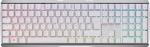CHERRY MX 3.0S traadita mehaaniline m&auml;nguklaviatuur RGB valgustusega, saksa paigutus (QWERTZ), Bluetooth, traadita v&otilde;i juhtmega &uuml;hendus, MX RED l&uuml;litid, valge