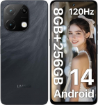 UMIDIGI nutitelefon Android 14, 8(4+4) + 256GB/1TB TF, must