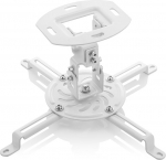 deleyCON universaalne projektori laepealne kinnitus kallutatav +-15&deg; 360&deg; saab keerata kuni 13,5 kg kandev&otilde;ime koos kaablijuhiga Valge