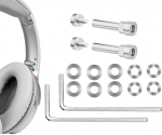 SOULWIT metallist p&ouml;&ouml;rlevate neetide varuosade komplekt Bose QuietComfort 35/QC35/QC35 II/QC45/QuietComfort SE (QC SE)/Uue Quiet Comfort juhtmevabad k&otilde;rvaklapid, hingekruvid, tarvikud ja tihendid