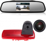1280 x 720 pikslit auto kolmas katusealune piduritulede kaamera piduritulede tagurduskaamera Fiat Talento Nissan NV300 Primastar Renault Traffic 3 Opel Vauxhall Vivaro + 4,3-tolline LCD-monitor