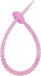 Silikoonist kaablipaelad Lille Elastsed kaablipaelad Korduvkasutatavad elastsed kaablipaelad Kaabli korraldaja Kontori kinnitusribad - Jelly Pink