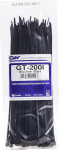 GW Wiring Products kaabliside 202 x 3,6 mm, must, 1000 tk, GT-200IB, komplekt 1000 tk