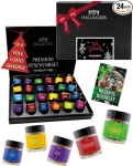Hallingers Genuss Manufaktur Spice Gift Set Christmas - 24 Premium Spices from around the World in Glass, Elegantne kinkekarp, Spice Set "Merry Christmas", j&otilde;ulukinkidee meestele ja naistele