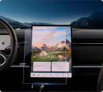 LUWU Kompatibel mit Jaecoo J7 2025 2026 Navigation Displayschutzfolie 13,2 Zoll Zentrale Displayschutzfolie 9H Anti-Kratzen Geh&auml;rtetes Glas Displayschutzfolie Folien Jaecoo J7 Zubeh&ouml;r