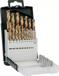 Bosch 2609255134 DIY 19-osaline metallipuurikomplekt kiirterasest tina 1-10 mm
