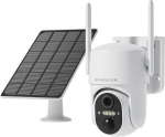 HOSAFE.COM valvekaamera v&auml;ljas aku, v&auml;ljas kaamera WLAN traadita p&auml;ikesepoolne, 360 valvekaamerad PTZ, PIR andur, 2K HD v&auml;rviline &ouml;&ouml;n&auml;gemine, SD / pilv, IP66 veekindel