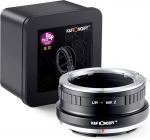 K&F CONCEPT objektiivi adapter L/R-NIK Z manuaalne fookus, mis &uuml;hildub Leica R objektiiviga Nikon Z kaamera korpusele