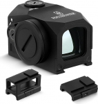 FOCUHUNTER 1 x 27mm peegeldav visiir, 3 MOA raputatav rohelise punkti visiir, 10 reguleerimisrežiimi, IPX7 veekindel, 1500G l&ouml;&ouml;gikindel, kompaktne rohelise punkti visiir