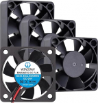 WINSINN 50 mm 24 V ventilaator - Dual Ball Bearing 6500 RPM 5015 jahutusventilaator asendus 3D printerile/toiteallikatele/DIY projektidele, 30 cm kaabel XH2.54-2PIN, harjadeta 50 x 15 mm (4 tk)