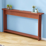 Schmale Lange Holz Konsole Hinter Couch Rechteckiger Holztisch Der Wand Schmale Wandtisch f&uuml;r Eingang und R&uuml;ckseite des Sofas(Brown,120 * 10 * 65cm/47.2 * 3.9 * 25.6in)