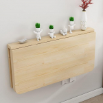 Robuster W&auml;scheklapptisch zur Wandmontage, mit Halterung, kleiner Platz, faltbares Wandregal und Computertisch, Holzklapptisch f&uuml;r K&uuml;che, L 50 x B 30 cm
