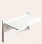 Seinale paigaldatav kokkupandav laud, n&auml;htamatu h&otilde;ljuv arvutilaua, kokkupandav seinalaua, r&otilde;dulaua, kokkupandav, sobib k&ouml;&ouml;gilauaks, s&uuml;learvuti lauaks, kontoriks, s&ouml;&ouml;gilauaks, t&ouml;&ouml;lauaks, valge (80 x 39 cm / 31.4