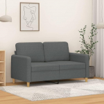 2-Sitzer-Sofa Diivan 2 Sitzer Loveseat Diivanid F&uuml;R Wohnzimmer Diivan Loveseats Dunkelgrau 120 cm Stoff - 359471