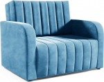 LIKMA Otto 2-kohaline diivan magamisfunktsiooniga 135 x 90 x 100 cm Sametist diivanvoodi Modernne elutoa diivan voodifunktsiooniga Diivanvoodi V&auml;rv: t&uuml;rkiissinine kangas: Jasmiin 85
