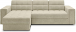 BLEN nurgadiivan 260 x 82 x 150 cm - Voodikastiga diivan - Diivan hoiuruumiga - Diivan magamisfunktsiooniga 212 x 124 cm - Universaalne k&uuml;lgvalik - Kangas monoliit 04