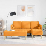 Generisch Sofa Set mit Kissen 2 pcs Dunkelgelb Polyester,M&ouml;bel,Diivanid,39.5KG,3329260