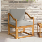 Moderne Outdoor Sofagarnitur aus langlebigem Akazienholz als Gartenm&ouml;bel Set f&uuml;r eine Moderne Garten Sofagarnitur aus Massivholz Akazie und langlebige Terrassenm&ouml;bel Akazie