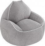 MeMoreCool Bean Bag Chair Suur t&auml;iskasvanud Corduroy Bean Bag koos t&auml;itmine mugav Lounge Lazy p&otilde;randal diivan aktsent diivan elutoa m&ouml;&ouml;bel Hall
