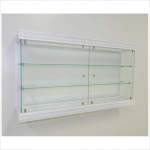 VM Art Design Glass Versux Style VMVBR6HT Hanging Display Cabinet White