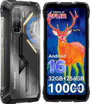 Blackview Rock 3 Outdoor Smartphone, 108MP W&auml;rmebildkamera Outdoor Handy Ohne leping, 32GB+256GB/2TB TF Android 16 10000mAh Outdoor Handy, 6.78" FHD+120Hz, IP69K Wasserdicht, NFC/GPS/3 Jahre Garantie