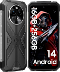 Blackview BV8100 V&auml;litingimustes kasutatav nutitelefon ilma lepinguta, Dual LED-tuled, 24GB + 256GB, 6,5-tolline 120Hz 2.4K FHD+, 50MP kaamera, 8800mAh aku, IP68 Android 14 veekindel vastupidav mobiiltelefon, GPS NFC, mustas toonis