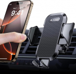 andobil mobiiltelefoni hoidja auto mobiiltelefoni hoidja 2019 Upgrade ventilatsioonihoidik koos 2 ventilatsiooniklambriga, universaalne nutitelefoni hoidja s&otilde;idukitele 360&deg; p&ouml;&ouml;ramine iPhone 11 11 Pro Samsung Galaxy Note10 Huawei LG jne, matt must