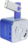 Technaxx Mini Musicman 3 W Blue - kaasaskantavad k&otilde;larid (1-tee, 3 W, 150 - 18000 Hz, 4 &Omega;, 10%, juhtmega)