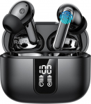 Traadita k&otilde;rvaklapid, Bluetooth 5.3 Kopfh&ouml;rer in Ear Buds, HiFi Stereo Wireless Ohrh&ouml;rer mit 4 ENC Noise Cancelling Mikrofone, 48H Wireless Kopfh&ouml;rer mit IP17 Wasserdicht, LED Display USB C, Schwarz-TB2
