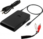 Uuendatud Bluetooth 5.3 audio vastuv&otilde;tja k&otilde;larile, traadita adapter kodu- ja autostereos&uuml;steemidele 3,5 mm RCA-pistikutega, 20 tundi m&auml;nguaega, kahe seadme &uuml;hendus, lihtne
