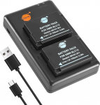 DSTE 2PCS Panasonic DMW-BLC12(1700mAh/7.4V) akulaadija komplekt Panasonic Lumix DMC-G7,DMC-GH2,DMC-FZ330,DMC-FZ200GK,DMC-FZ1000,V-LUX4,Leica Q kaamerale nagu DMW-BLC12E DMW-BLC12PP BP-DC12 BP-DC12U