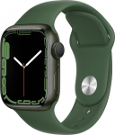 Apple Watch Series 7 (GPS, 41 mm) alumiiniumist korpus roheline koos spordirihmaga Clover (uuenenud)