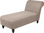 Lounge Chaise Slipcover Stretch diivan kate elutoa siseruumides Armless Chaise Lounge padjad kaitsev kate lemmikloomadele (khaki)