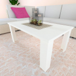 Henor FSC&reg; puidust kohvilaud 100 x 60 x 44 cm valge