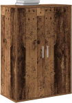 vidaXL Sideboard Reclaimed Wood 60 x 31 x 84 cm puidust komposiit s&ouml;&ouml;gitoas Sideboard, kaasaegne hoiuruum, ristk&uuml;likukujuline riiul, praktiline m&ouml;&ouml;bel teie koju