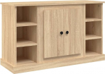 vidaXL Sideboard, sahtlitekk, kus on palju hoiuruumi, Highboard elutoa kapp koos ustega, kapi k&uuml;lgkapp, k&uuml;lgkapp, Sonoma tammepuidust materjalist