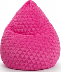 SITTING POINT ainult MAGMA Fluffy Hearts XL Bean Bag Ca. 220 liitrit roosa