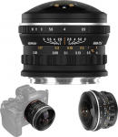 AstrHori 6 mm F2.8 t&auml;iskaader kalasilmobjektiiv Ultra-laia nurga objektiiv suure avaga astrofotograafia maastikufotograafia jaoks (RF)