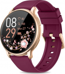 RUXINGX Naiste nutikell koos telefoni funktsiooniga 1,27-tolline HD t&auml;is puuteekraaniga kell koos SpO2 s&uuml;dame l&ouml;&ouml;gisageduse monitoriga Menstruatsioonits&uuml;kli unem&otilde;&otilde;tja sammuloendur kaloreid Fitness Tracker IP68 iOS Android